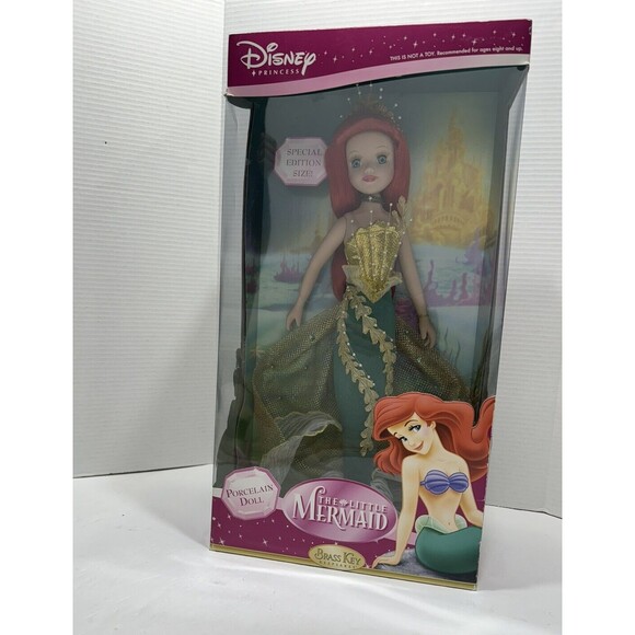 Disney Princess THE LITTLE MERMAID Special Edition Porcelain Keepsake Doll 2005 - Picture 4 of 16